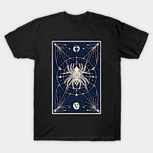 Spider Tarot Card Reader Astrology Occult T-Shirt